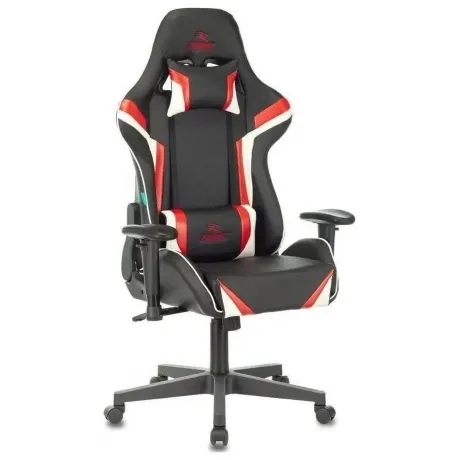 Кресло игровое Zombie Z4 черный/красный эко.кожа крестов. пласти...