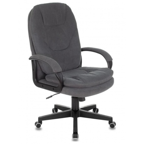 

Кресло руководителя Бюрократ CH-868N Fabric серый Alfa 44 крестов. пластик