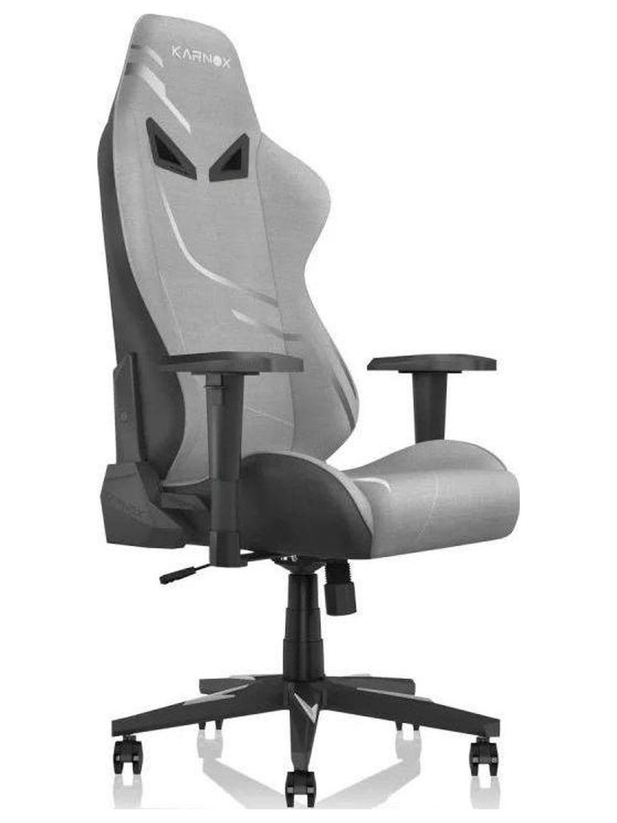 Премиум игровое кресло тканевое KARNOX HERO Genie Edition, silvery - фото 4