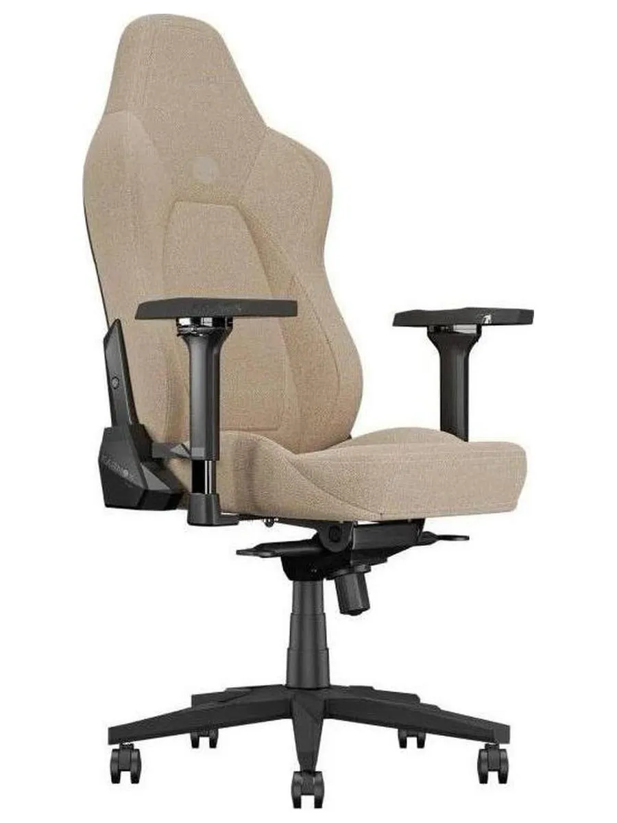 Премиум игровое кресло KARNOX DEFENDER GuardianX - PET FABRIC, бежевый - фото 3