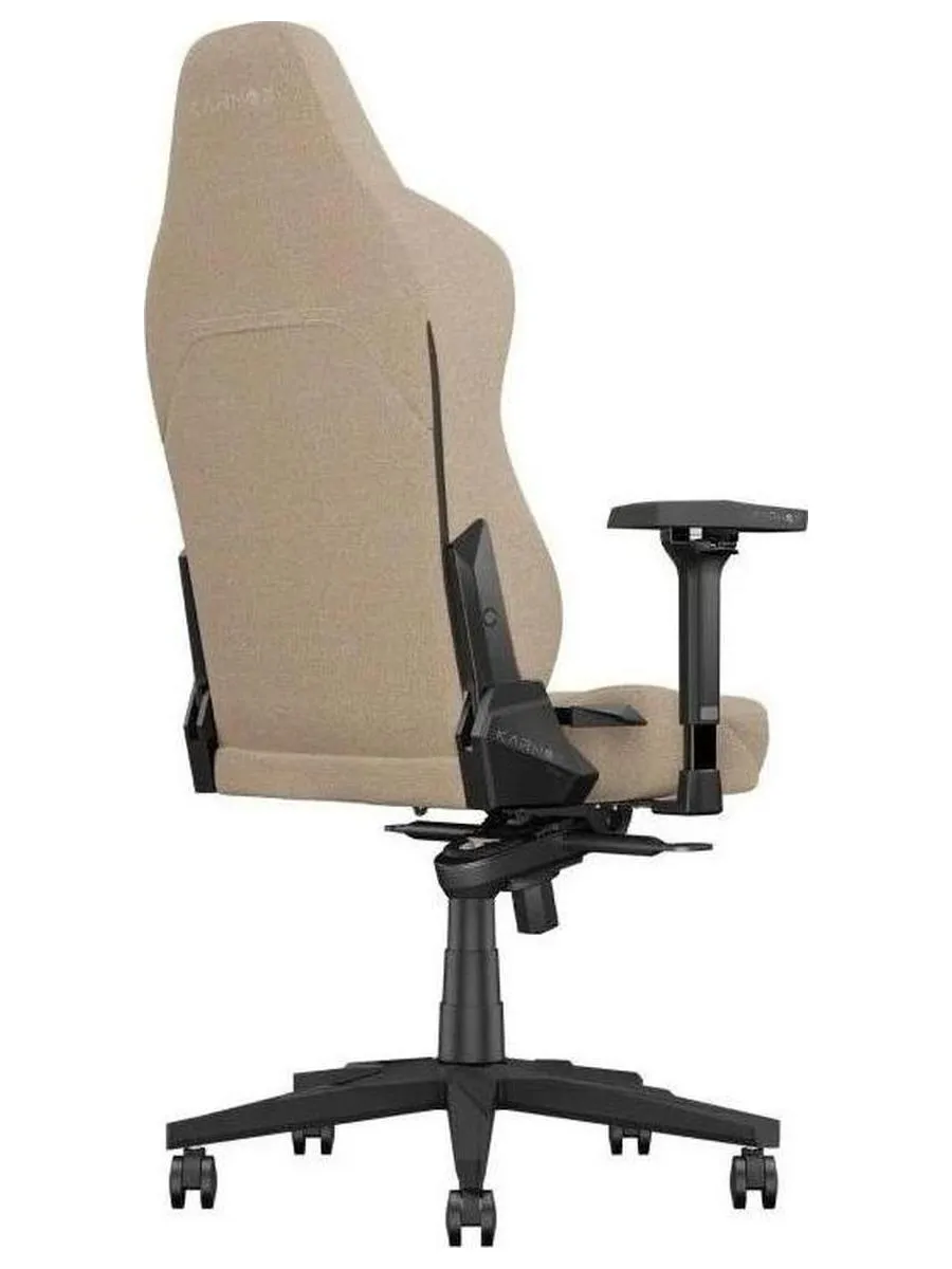 Премиум игровое кресло KARNOX DEFENDER GuardianX - PET FABRIC, бежевый - фото 5