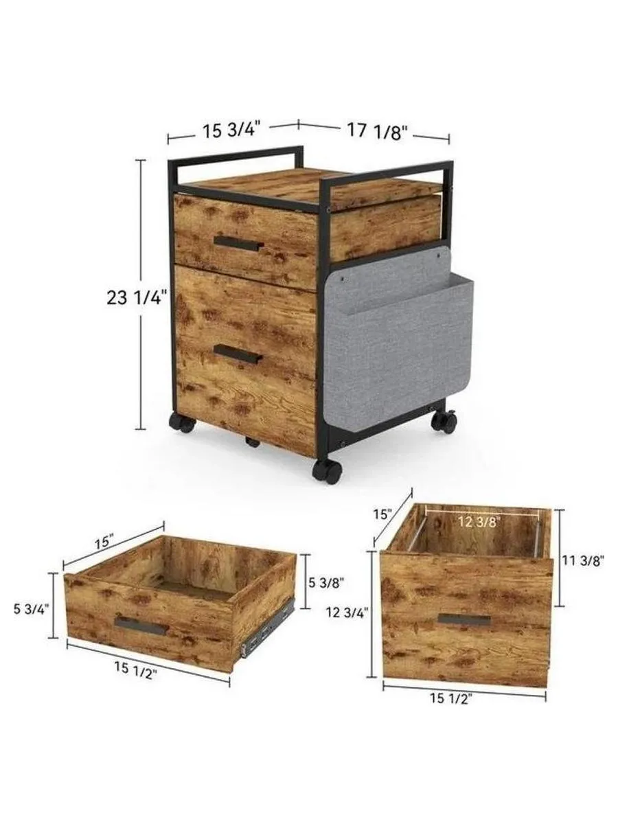 Тумбочка на колесиках ERK-HORB-US - фото 2