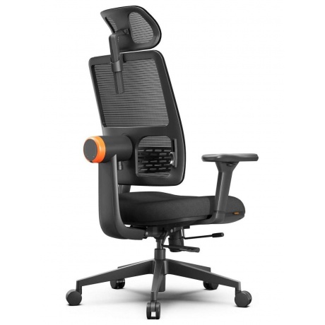 Эргономичное компьютерное кресло FoxGear NETZ модель E, черный - фото 3