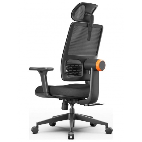 Эргономичное компьютерное кресло FoxGear NETZ модель E, черный - фото 5