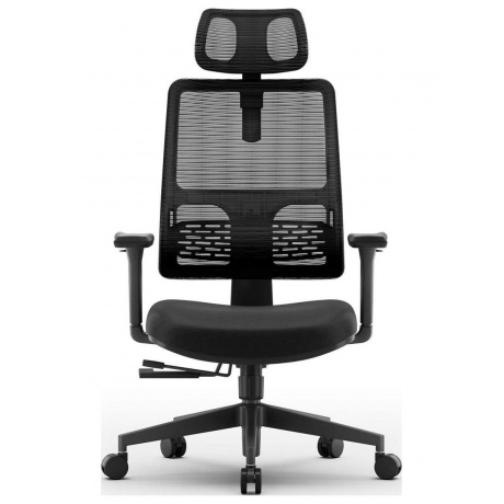 Эргономичное компьютерное кресло FoxGear NETZ модель E, черный - фото 8