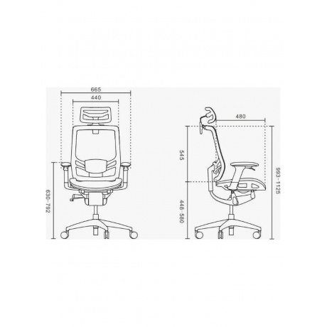 Премиум эргономичное кресло GT Chair InFlex M, черный - фото 9