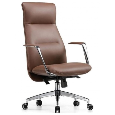 Эргономичное кресло руководителя Eureka OC08-BR, коричневое - фото 1