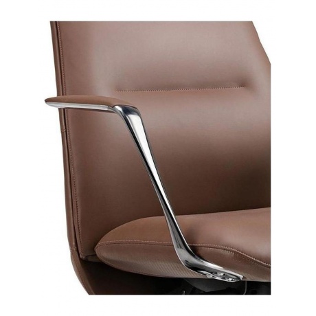 Эргономичное кресло руководителя Eureka OC08-BR, коричневое - фото 6