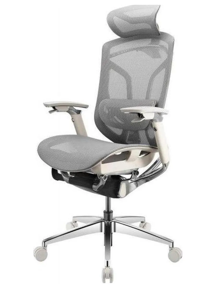 Премиум эргономичное кресло GT Chair Dvary Pro X, серый - фото 1