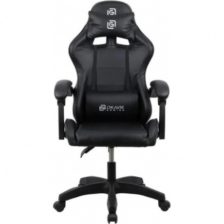 Кресло игровое Оклик Drifter черный сиденье черный искусственная кожа с подголов. крестов. пластик черный