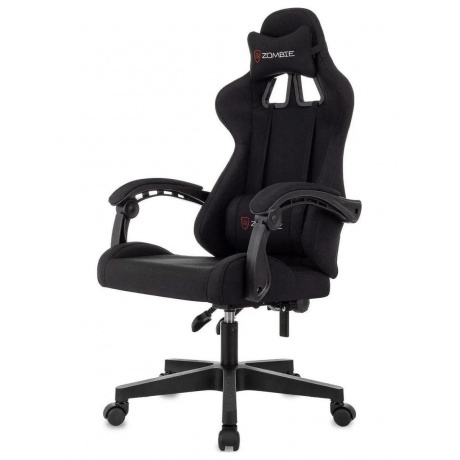 Кресло игровое Zombie Void черный с подголов. крестов. пластик - фото 2