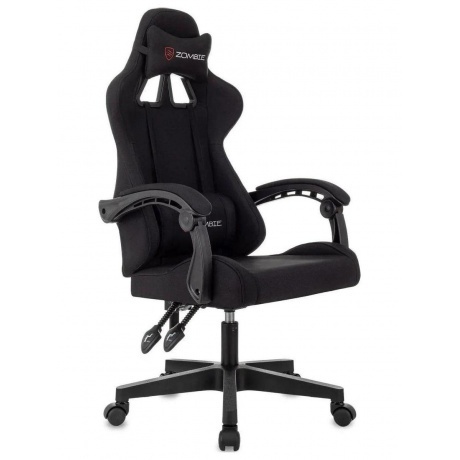 Кресло игровое Zombie Void черный с подголов. крестов. пластик - фото 16