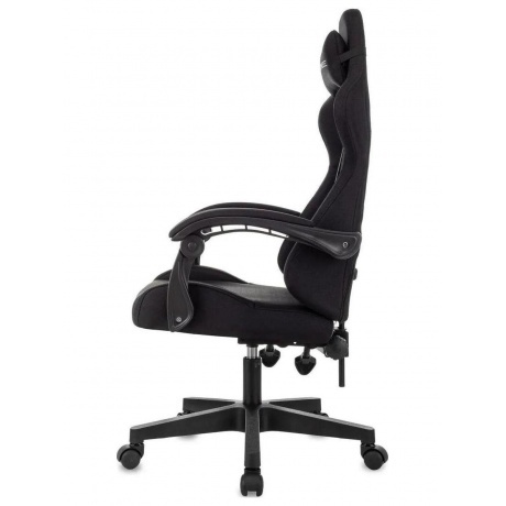 Кресло игровое Zombie Void черный с подголов. крестов. пластик - фото 3