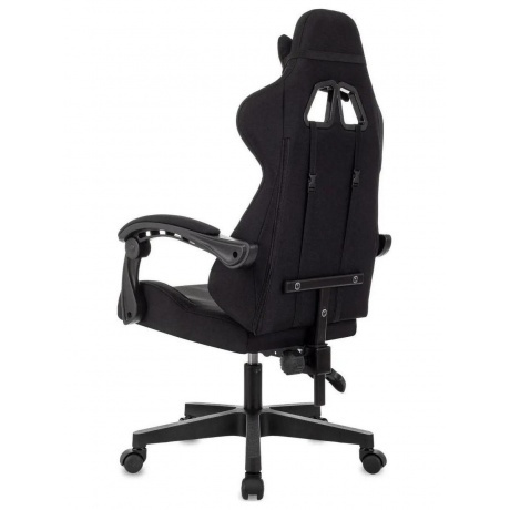 Кресло игровое Zombie Void черный с подголов. крестов. пластик - фото 4