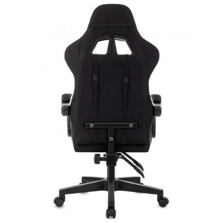 Кресло игровое Zombie Void черный с подголов. крестов. пластик - фото 5