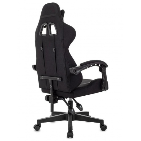 Кресло игровое Zombie Void черный с подголов. крестов. пластик - фото 6