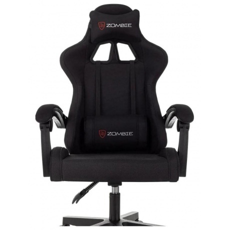 Кресло игровое Zombie Void черный с подголов. крестов. пластик - фото 9
