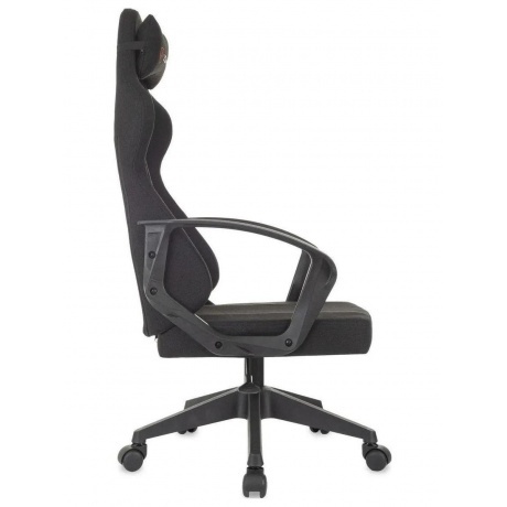 Кресло игровое Zombie Carry черный крестов. пластик - фото 3