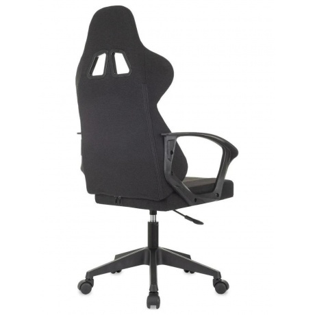 Кресло игровое Zombie Carry черный крестов. пластик - фото 4