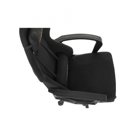 Кресло игровое Zombie Carry черный крестов. пластик - фото 9