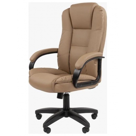 Кресло офисное Chairman 600 LT экопремиум бежевый черпласт Россия 10208₽