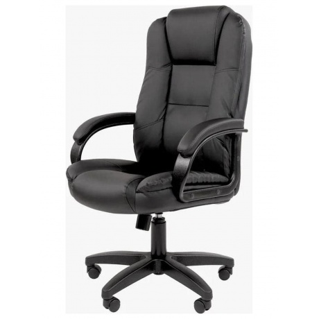 Кресло офисное Chairman 600LT Россия черпласт экопремиум черный 7158667 11109₽