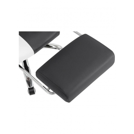 Кресло игровое Defender TIOS BLACK/WHITE PU 64055 - фото 10