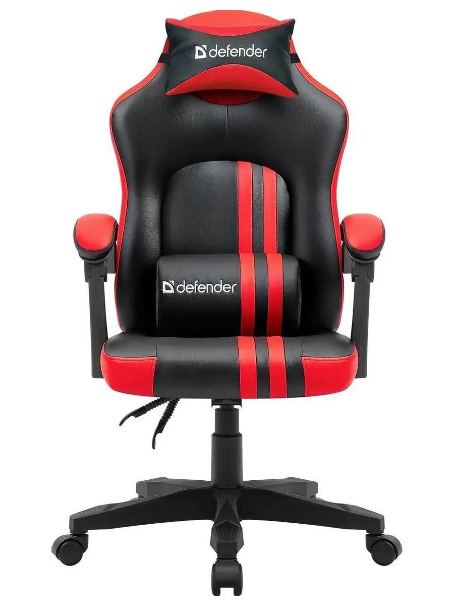 Кресло игровое Defender MERCURY BLACK/RED 64320 - фото 2