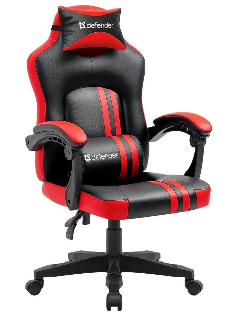 Кресло игровое Defender MERCURY BLACK/RED 64320 - фото 8