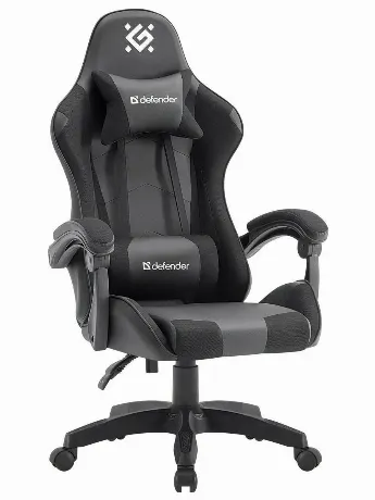 Кресло игровое Defender OKAS BLACK/GREY PU
