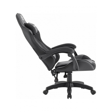Кресло игровое Defender OKAS BLACK/GREY PU - фото 6