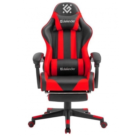 Кресло игровое Defender ROCK BLACK/RED PU - фото 2
