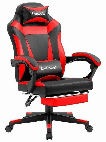 Кресло игровое Defender CRUISER BLACK/RED PU