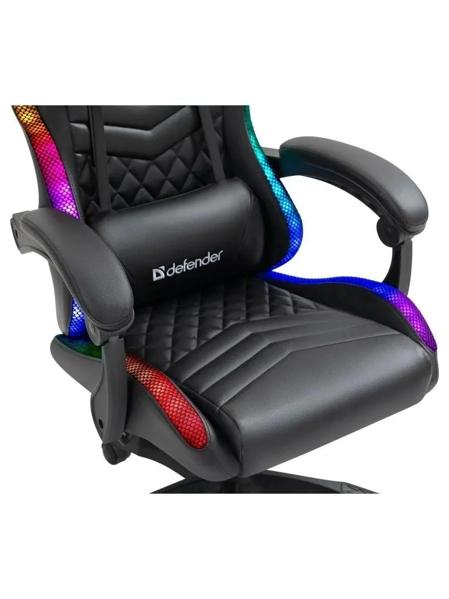 Кресло игровое Defender CORE BLACK - фото 12
