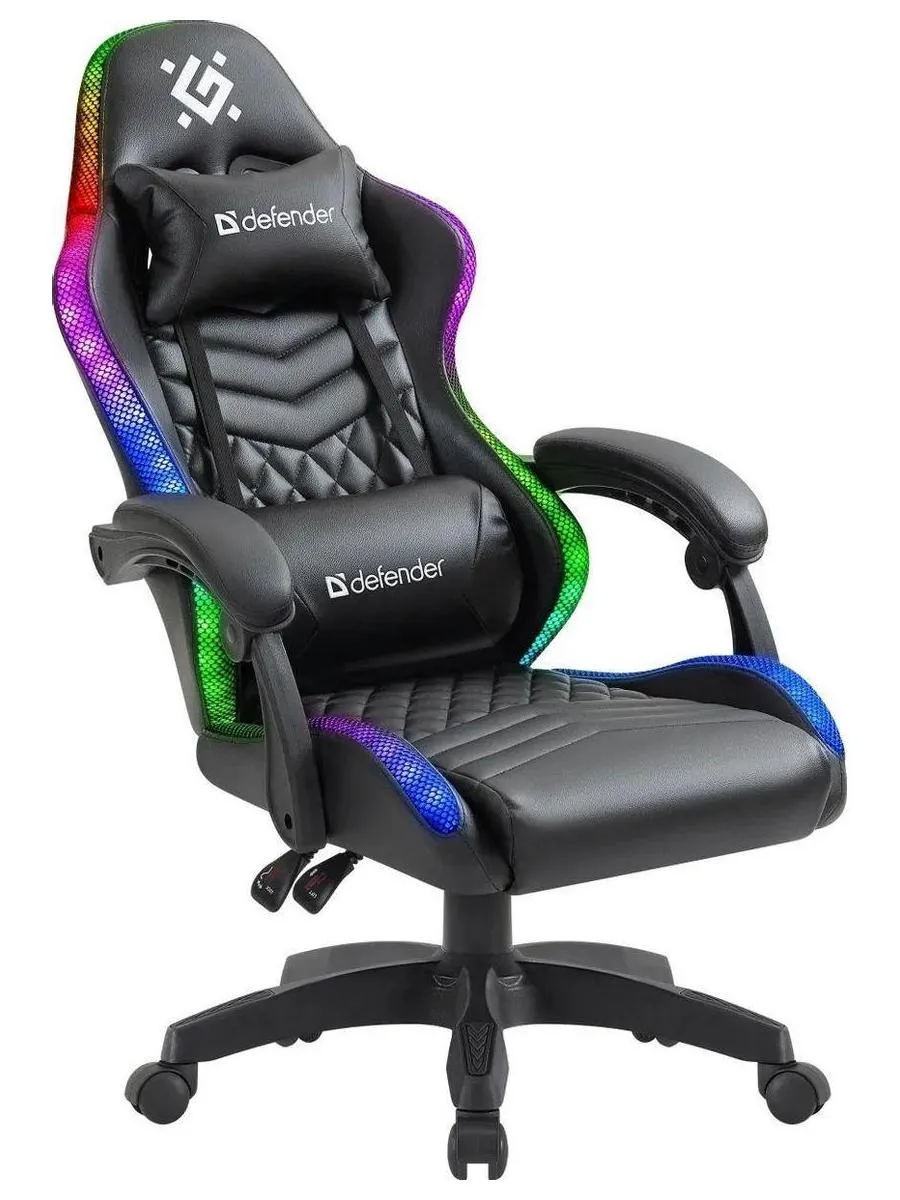 Кресло игровое Defender CORE BLACK - фото 3