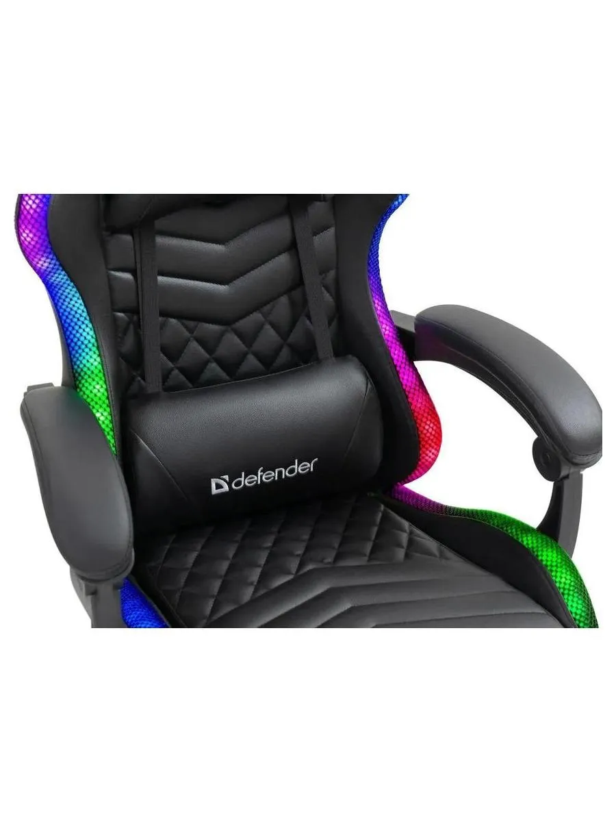 Кресло игровое Defender CORE BLACK - фото 9