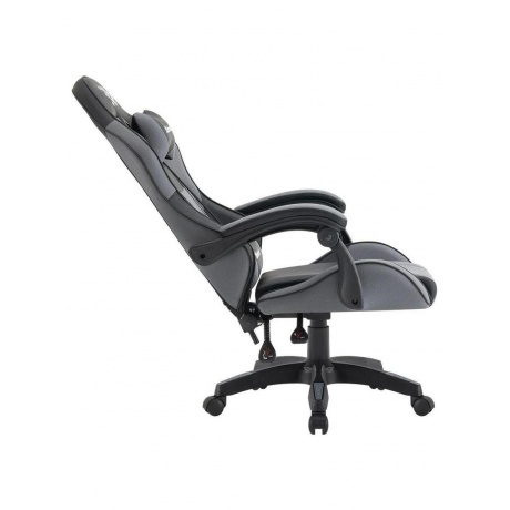 Кресло игровое Defender STRIDER BLK/GREY PU 64056 - фото 5