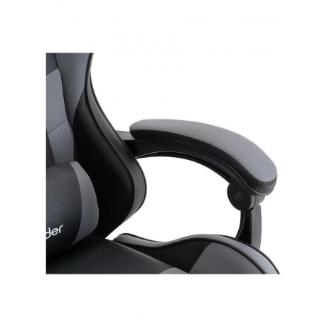Кресло игровое Defender STRIDER BLK/GREY PU 64056 - фото 10