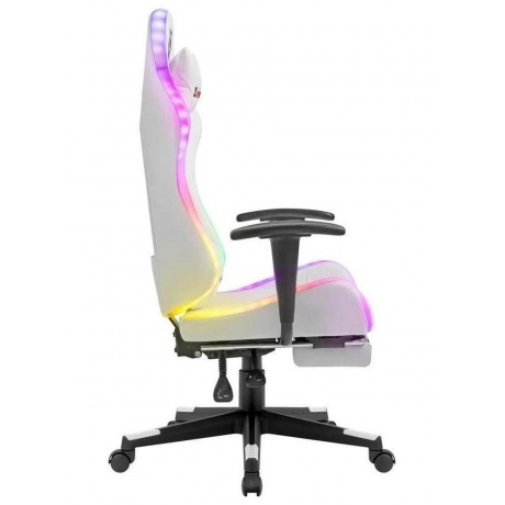 Кресло игровое Defender Watcher Белый, подсветка, полиуретан - фото 3