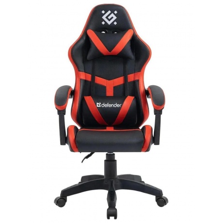 Кресло игровое Defender Synergy Черный/Красный, класс 3, PU - фото 2