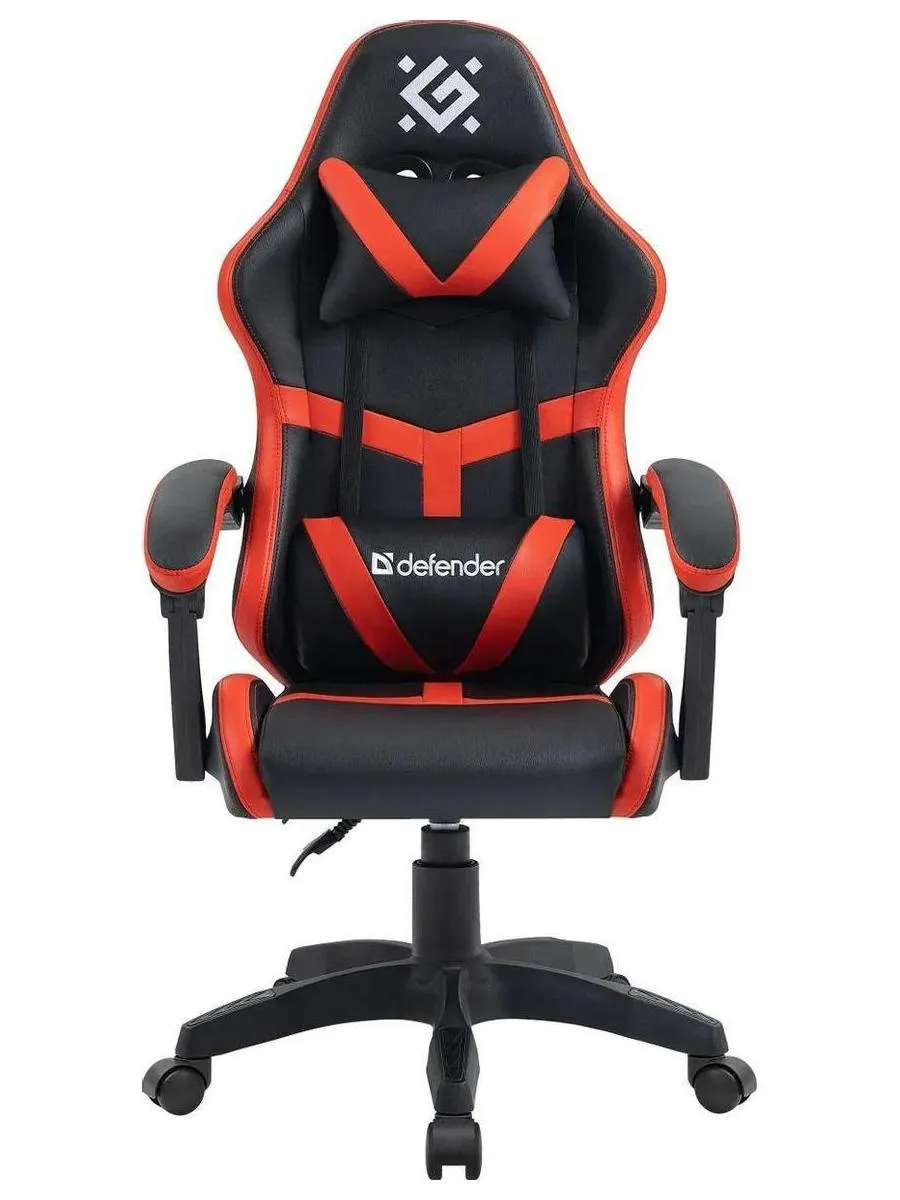 Кресло игровое Defender Synergy Черный/Красный, класс 3, PU - фото 2