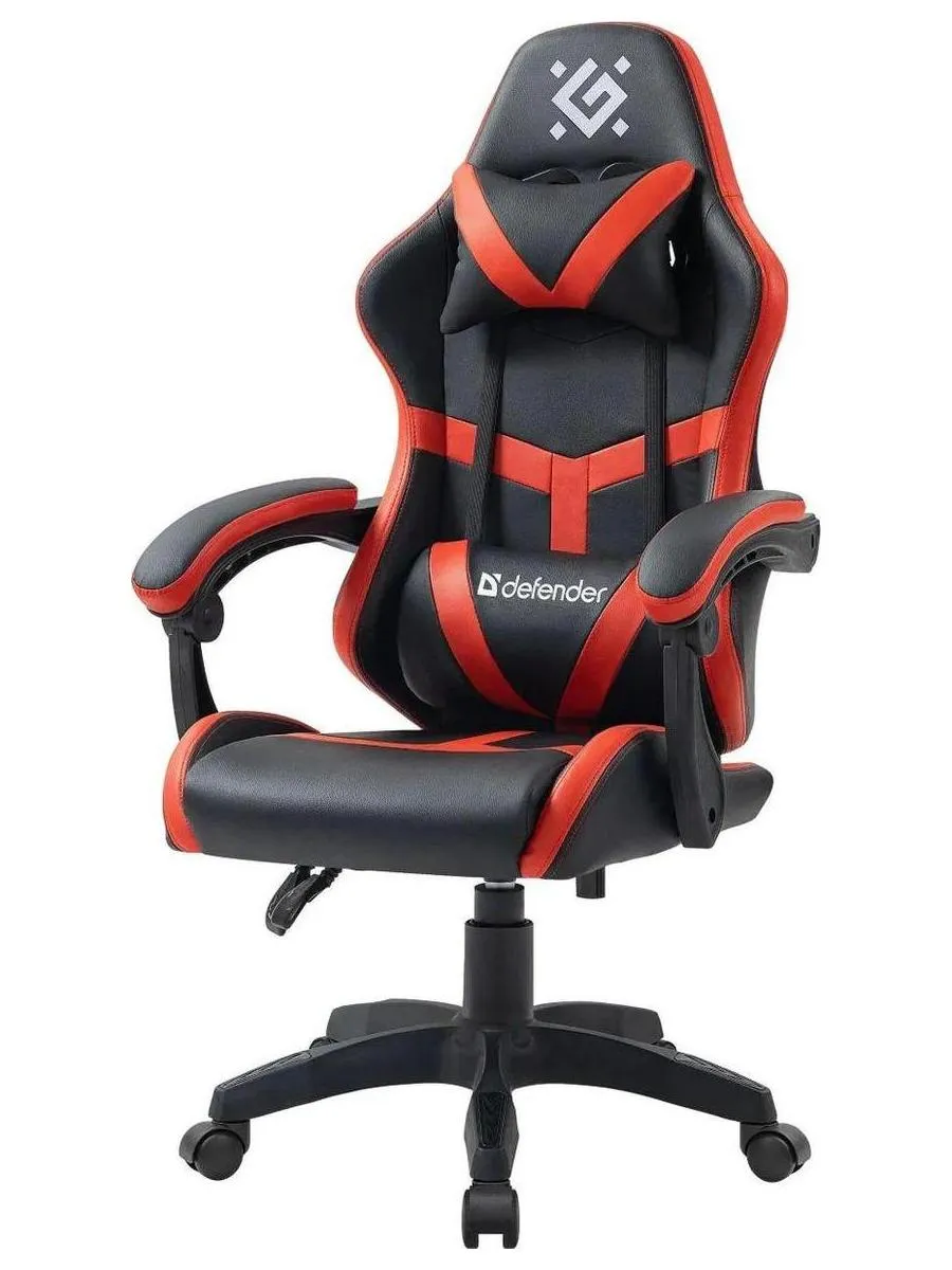 Кресло игровое Defender Synergy Черный/Красный, класс 3, PU - фото 3