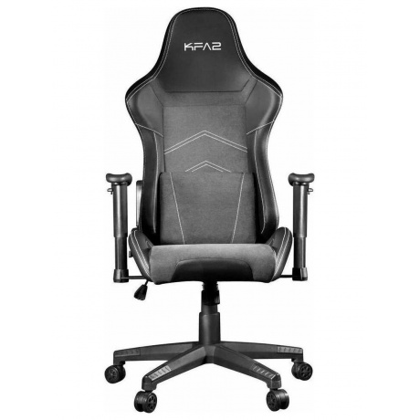 Кресло игровое компьютерное KFA2 Gaming Chair 04 L черный - фото 2