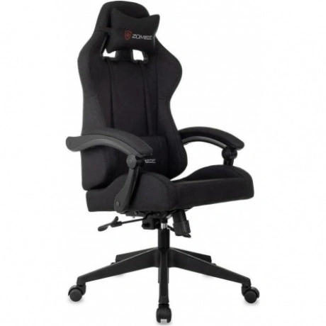 Кресло игровое Zombie Predator Neo Black черный, крестов. пласти...