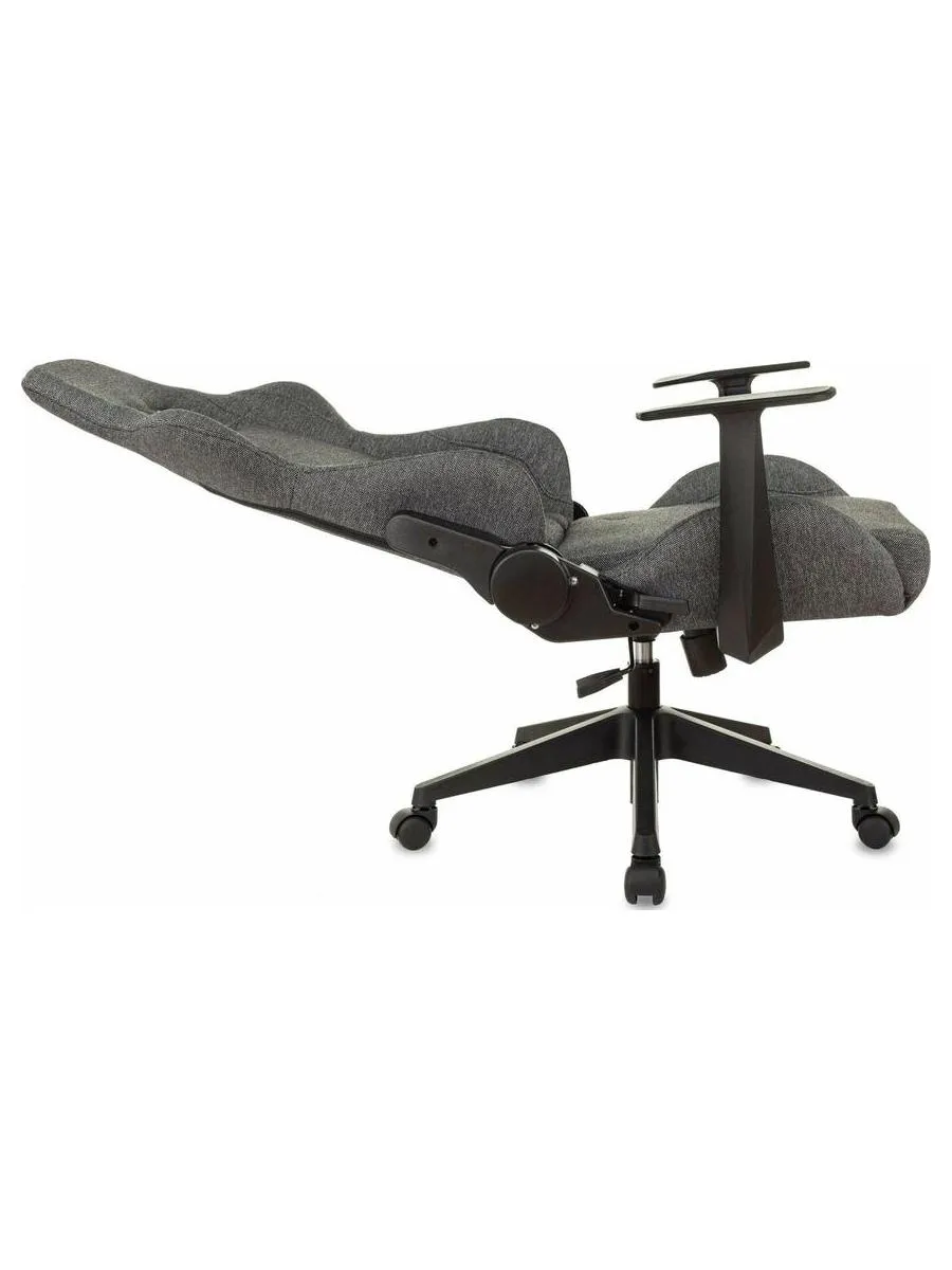 Кресло игровое Zombie Neo 3C1 серый, крестов. пластик - фото 11