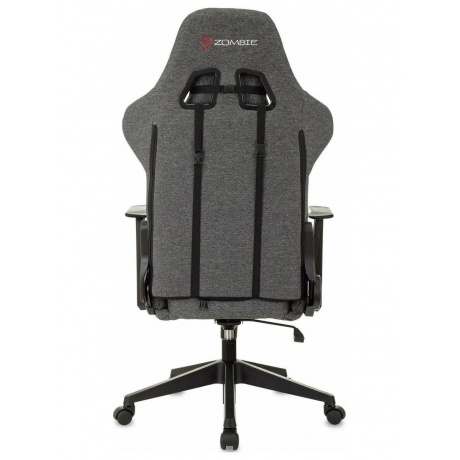 Кресло игровое Zombie Neo 3C1 серый, крестов. пластик - фото 6