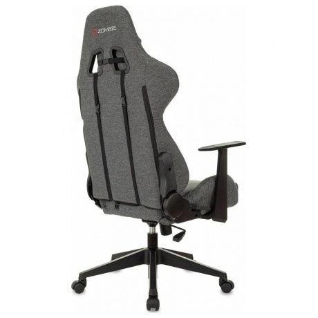 Кресло игровое Zombie Neo 3C1 серый, крестов. пластик - фото 7