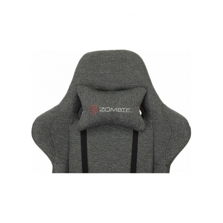 Кресло игровое Zombie Neo 3C1 серый, крестов. пластик - фото 9