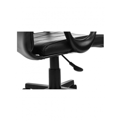 Кресло Бюрократ CH-327 черный эко.кожа крестов. пластик - фото 5