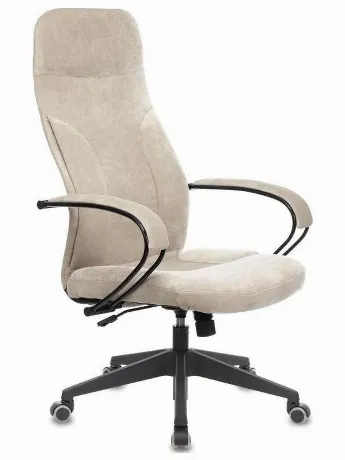 Кресло руководителя Бюрократ CH-608Fabric Light-21 песочный, кре...